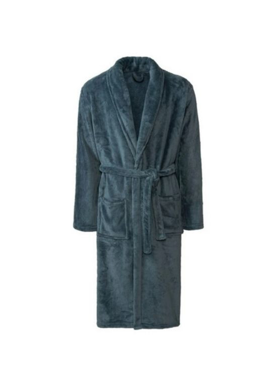 Халат чоловічий теплий мікрофібра 412771 L (52/54) Темно-зелений Livarno home (321999216)