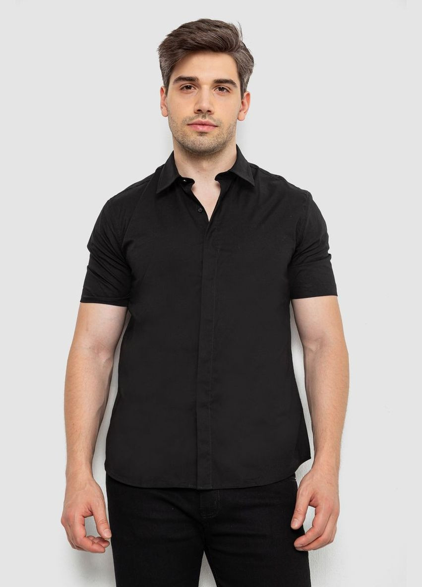 Черная рубашка Ager