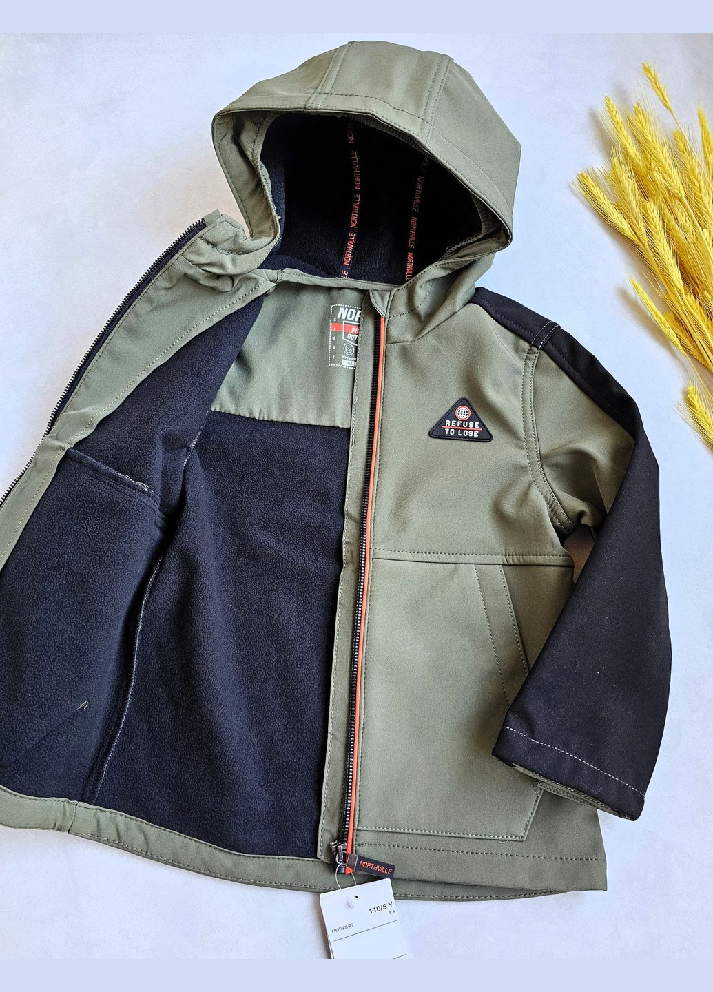 Софтшел куртка на флисе ☔️Дождевик детская демисезонная куртка Softshell C&A Куртка (318677920)