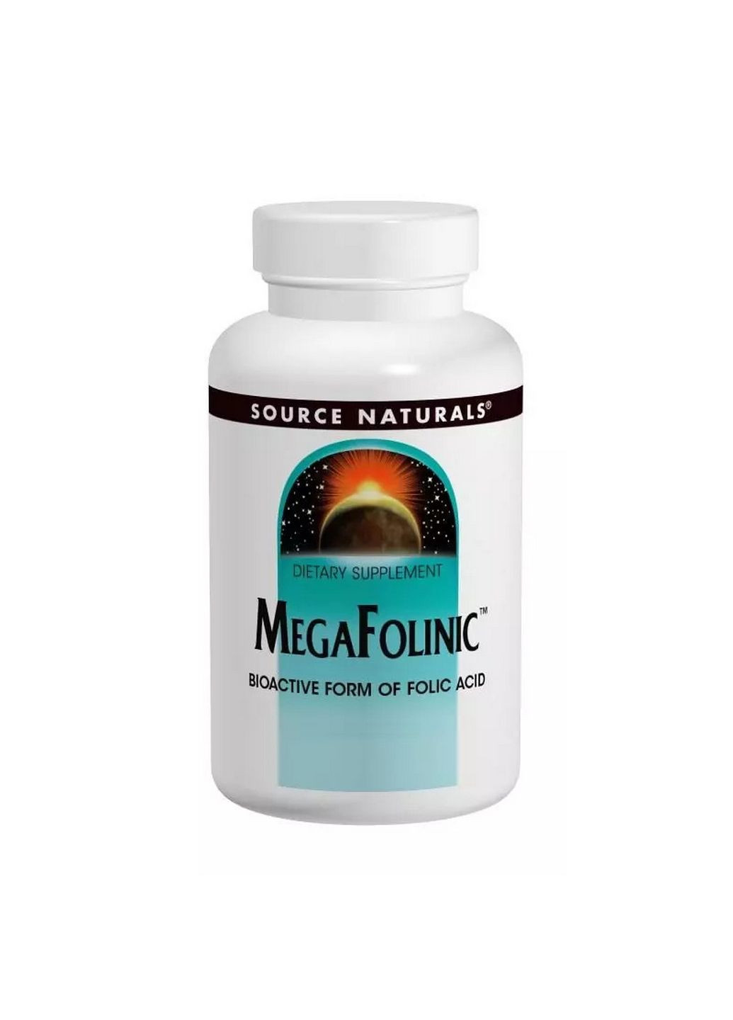Вітаміни та мінерали MegaFolinic 800 mg, 60 таблеток Source Naturals (293481311)
