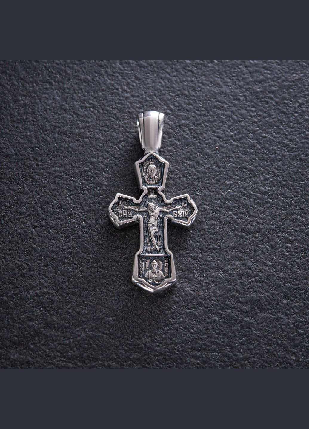 Православный крест Распятие Христово. Св. Николай Чудотворец 133080 Oniks (266265621)