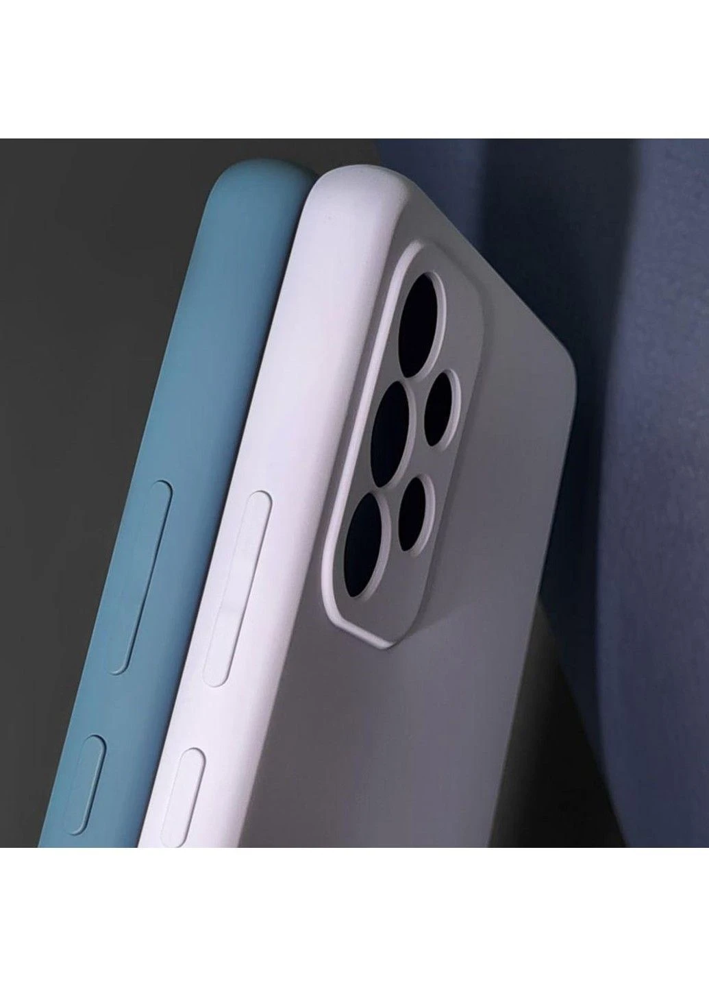 Чехол Colorful Case (TPU) для Samsung Galaxy A14 Linen blue Wave (383418495)