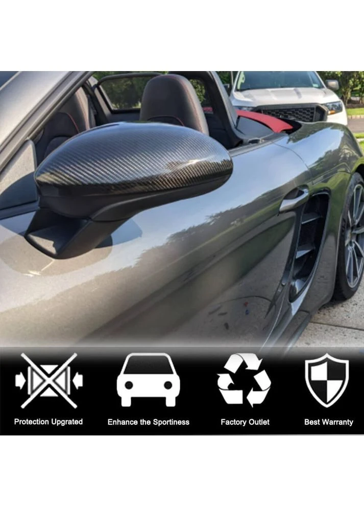 Накладки на зеркала (Карбон) для Boxster/Cayman 982 (718) 2016-гг Porsche (390771867)