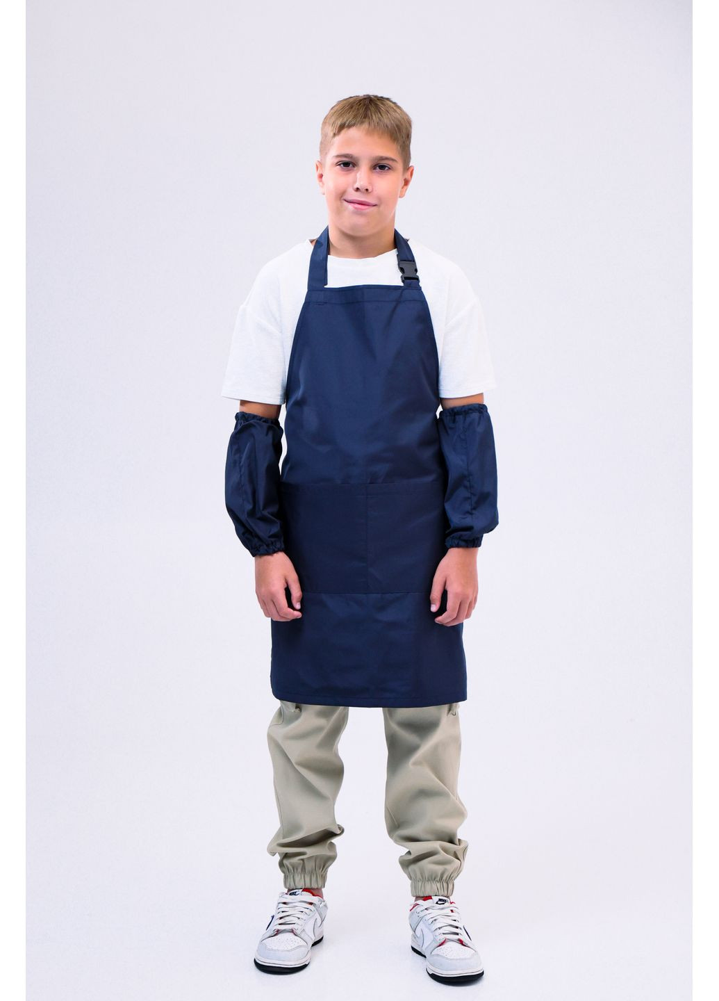 Комплект для школи, в школу з плащової тканини: та нарукавники No Brand фартух (349744702)