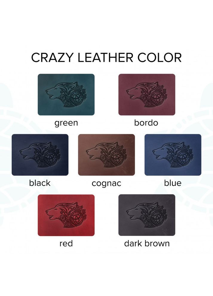 Гаманець на заклепках Молот тора натуральна шкіра Crazy horse з відділеннями для карток Рудий Turtle (338617797)