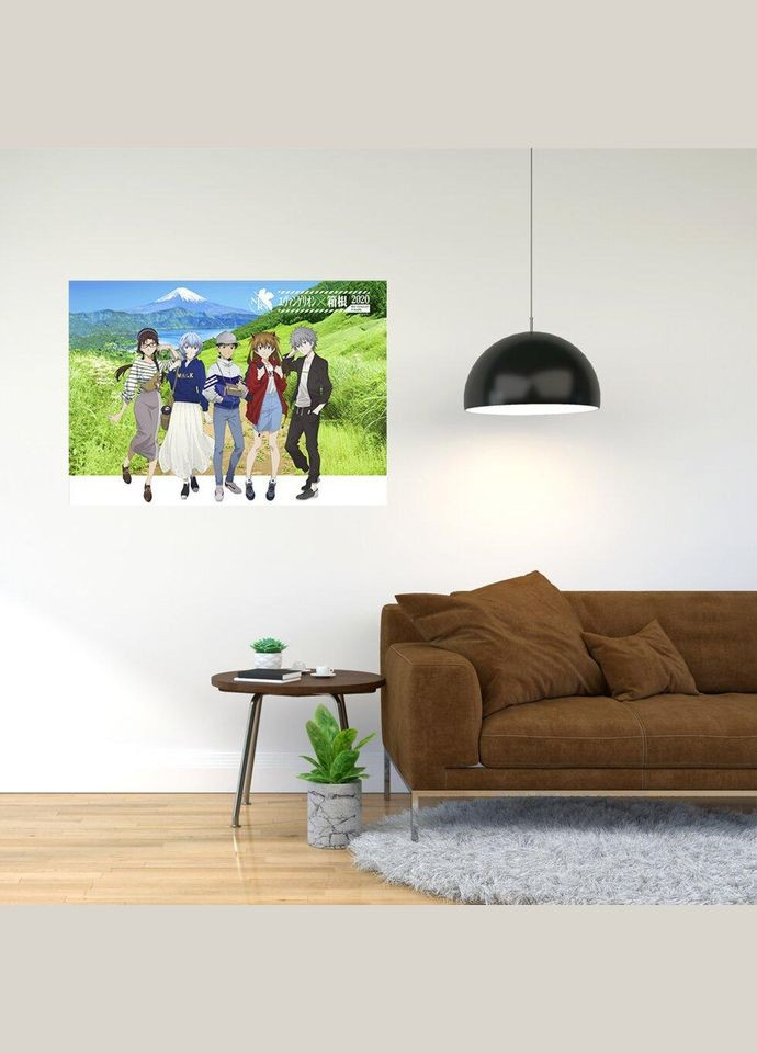 Плакат- із принтом "Neon Genesis Evangelion Shinseiki Evangerion - Євангеліон нового покоління (аніме) A2 A1 Кавун постер (316208223)