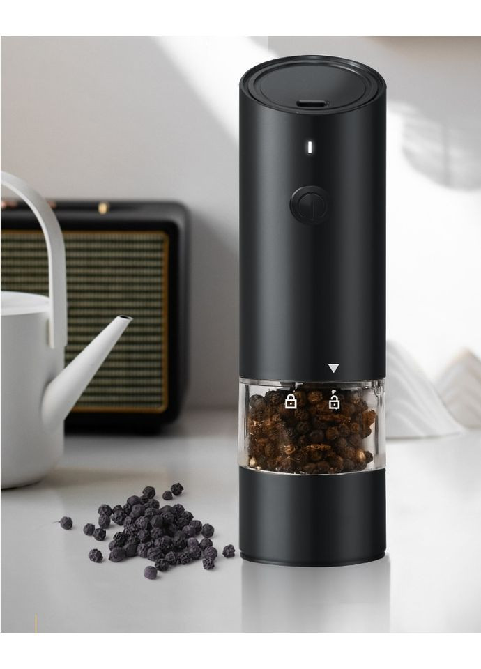 Мельница электрическая для перца соли специи с LED-подсветкой и 5 режимов. No Brand (368717542)