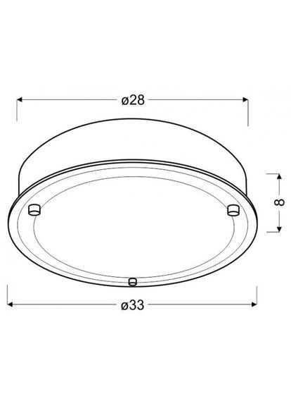 Потолочный светильник RONDA (13-30245) Candellux (361312659)
