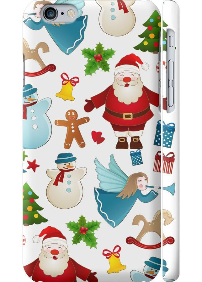 3D пластиковий матовий чохол 'Новорічний 1' для Endorphone Apple iPhone 6 (315501164)