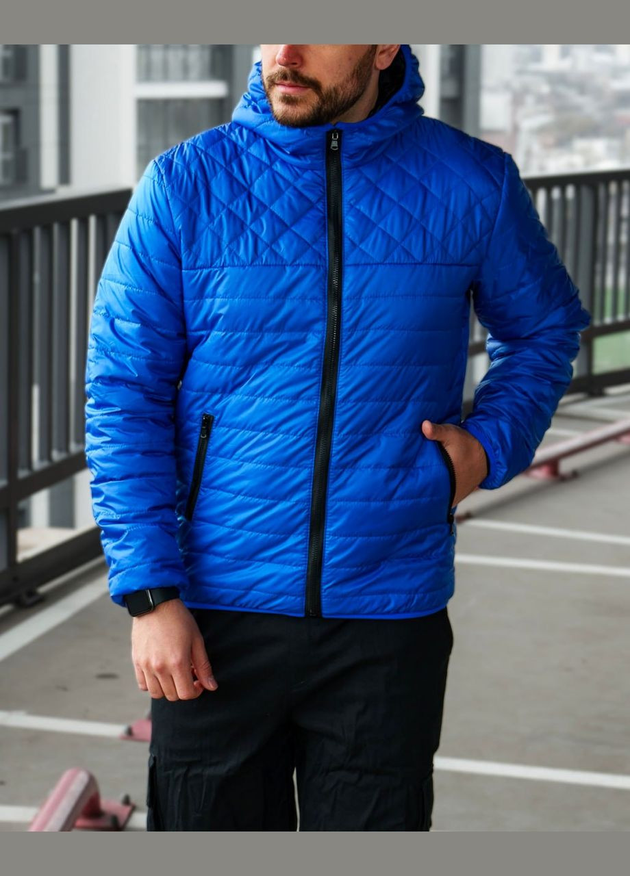 Светло-синяя демисезонная куртка мужская демисезонная спортивная No Brand