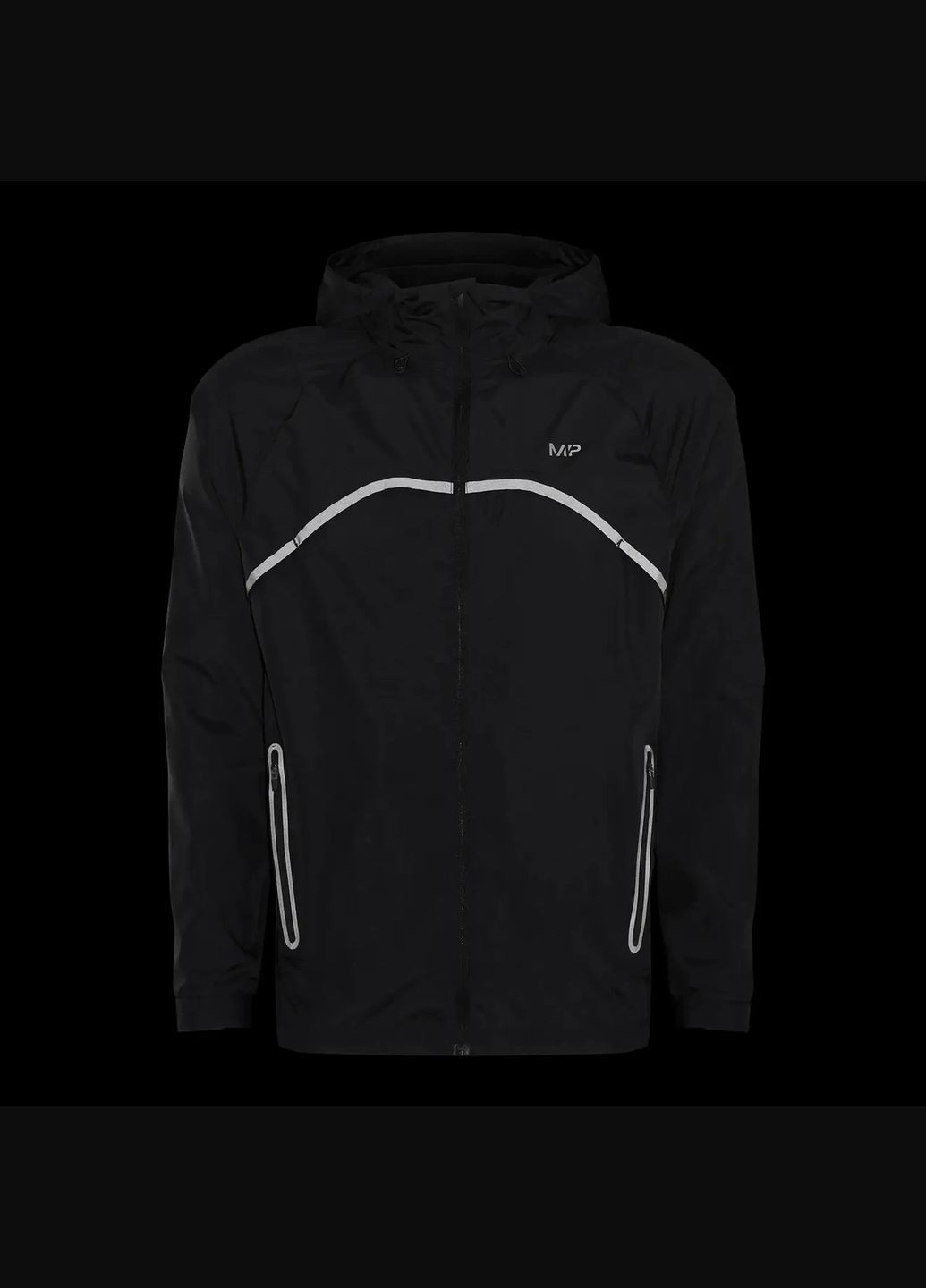 Чорна демісезонна вітровка No Brand