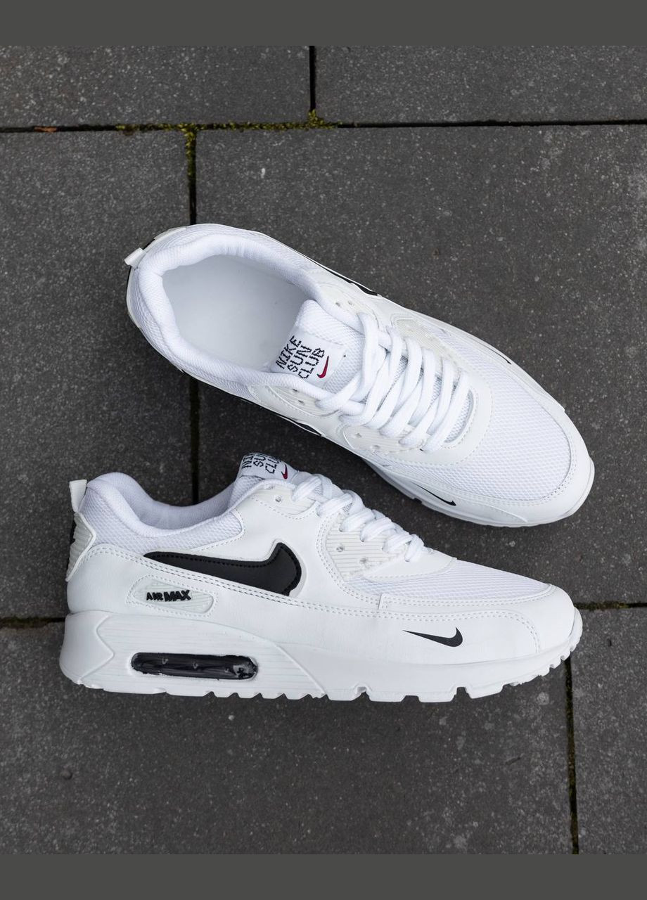 Белые всесезонные кроссовки Vakko Nike Air Max 90 White