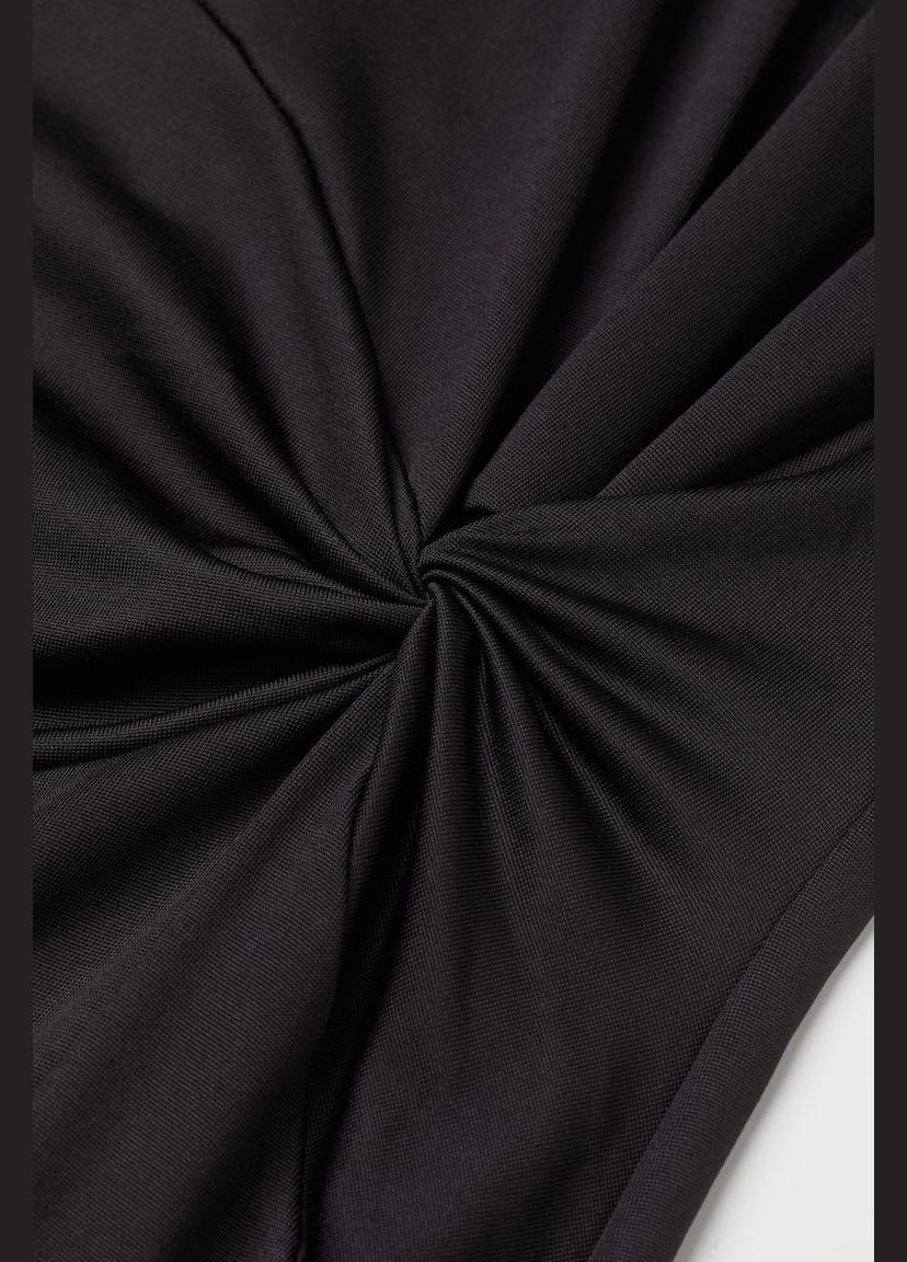 Черное повседневный платье H&M однотонное