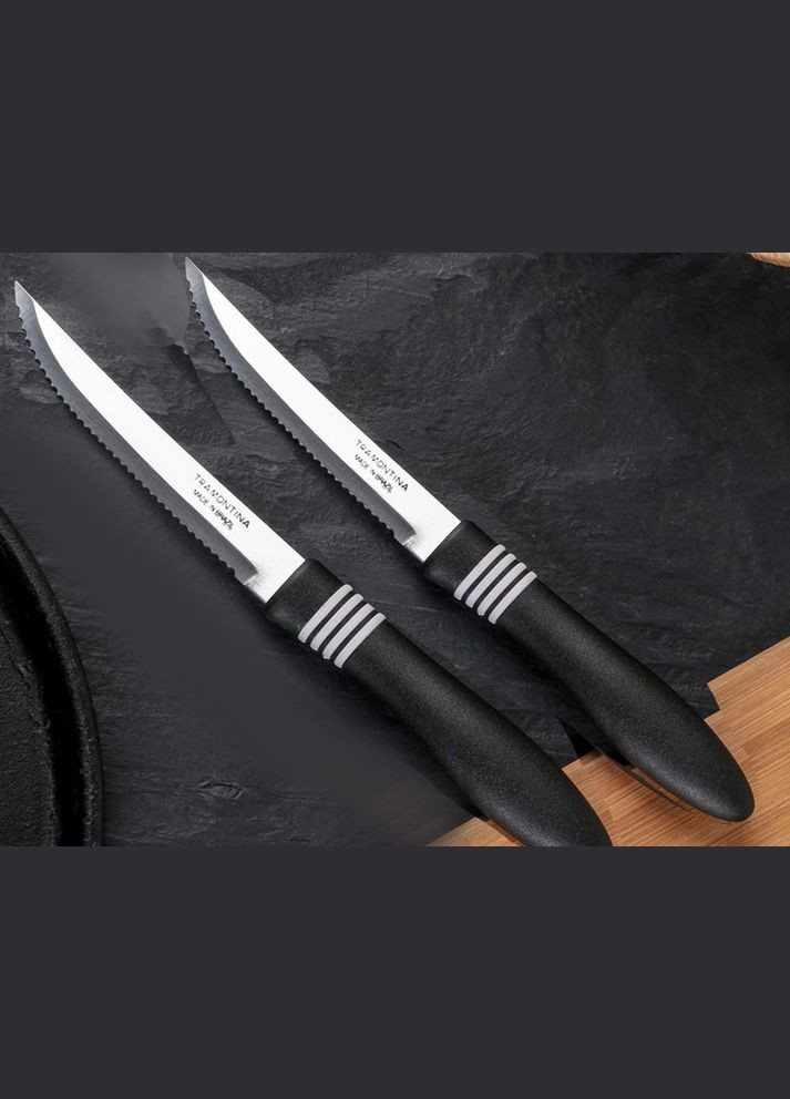 Набір ножів для стейка Tradicional 127 мм 3 предмета 22200/305 Tramontina комбінований,