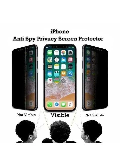 Защитное стекло Антишпион для iPhone 15 Plus / Full Glue 0.30 мм No Brand (387171662)