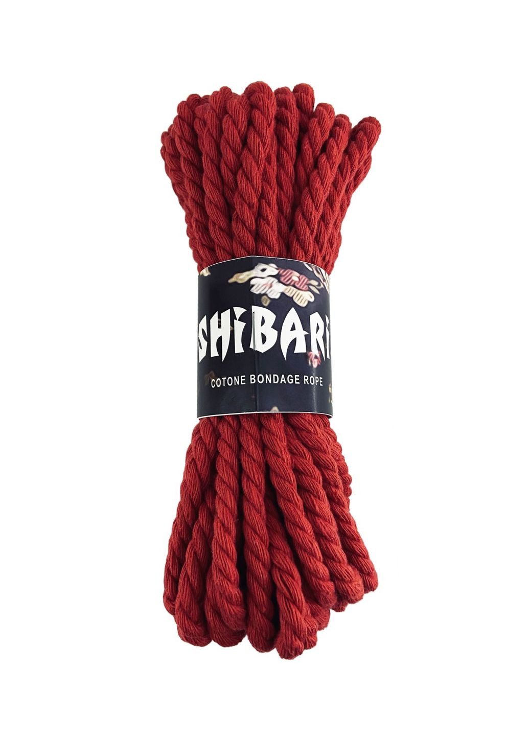 Хлопковая веревка для шибари Shibari Rope, 8 м красная Feral Feelings (335388036)
