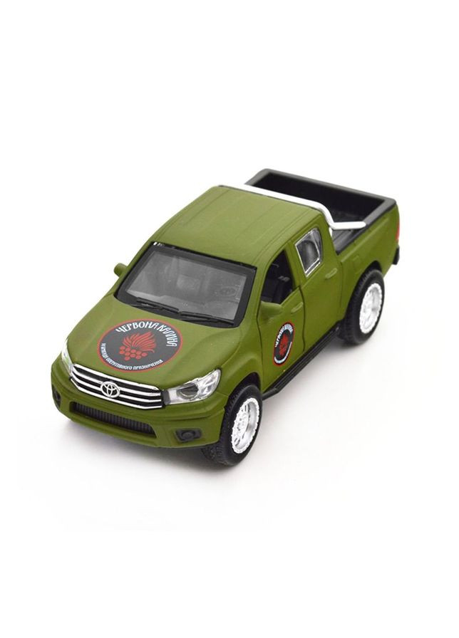 Автомодель серії "Шеврони Героїв" – TOYOTA HILUX – "ЧЕРВОНА КАЛИНА" колір різнокольоровий CB-00251381 TechnoDrive (314888415)
