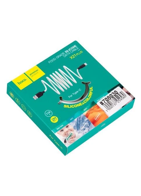 Силиконовый кабель Usb Type-C 2 метра 6931474713889 Hoco (279825975)