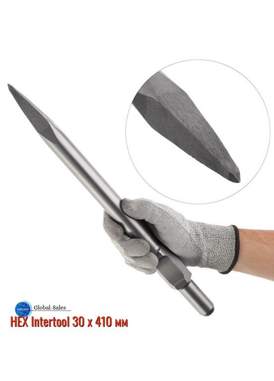 Пробойник HEX 30 x 410 мм (SD-0461) Intertool (353493904)