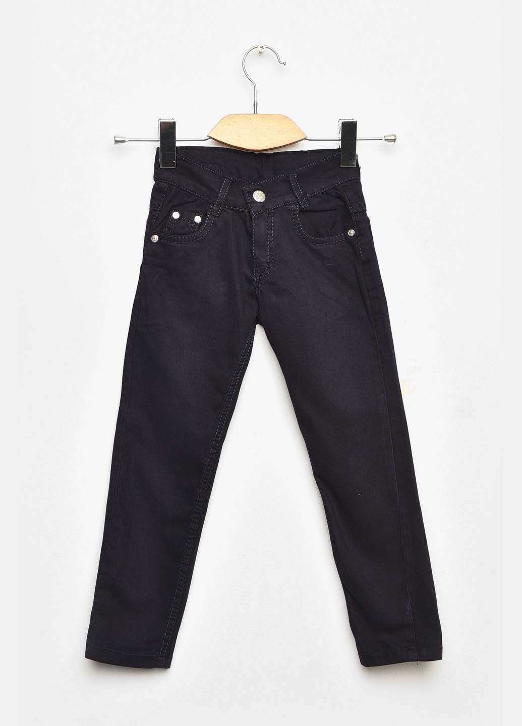 Штани дитячі для хлопчика темно-синього кольору Let's Shop (335206228)