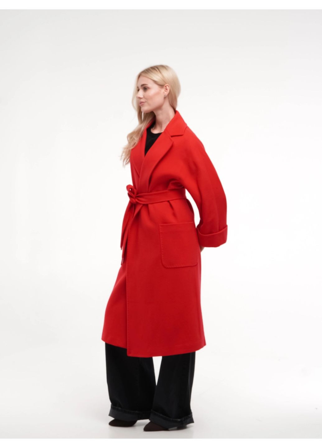 Коралове демісезонне Пальто Коралове Esmeralda