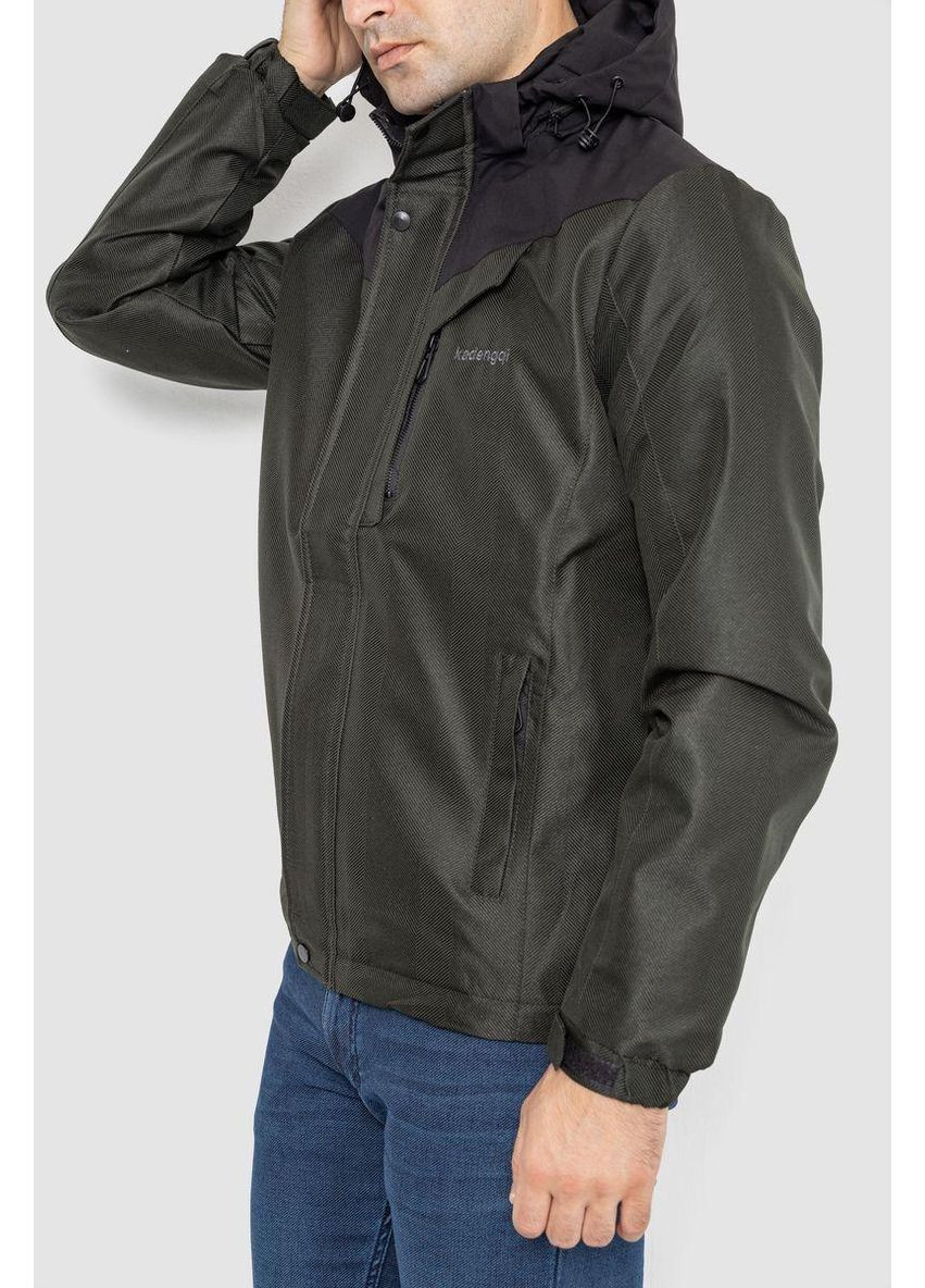 Оливкова (хакі) куртка чоловіча демісезонна -1,, 214r2012 No Brand