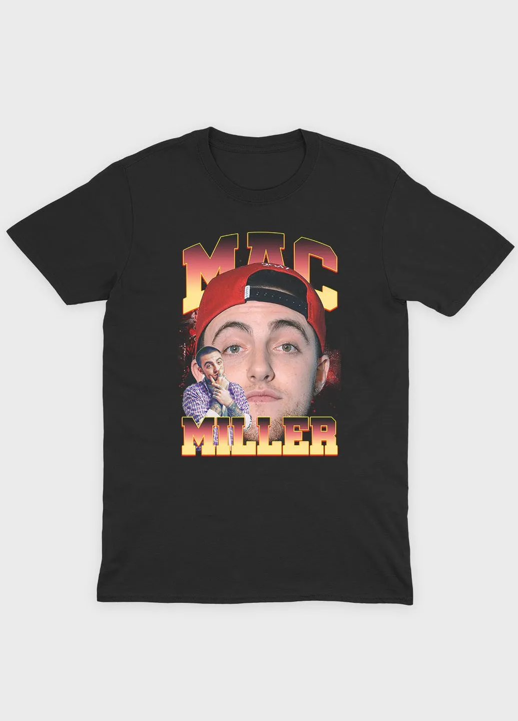 Жіноча футболка з принтом Hip-Hop - Mac Miller (TS001-1-BL-004-1-022-F) Modno - (285771873)