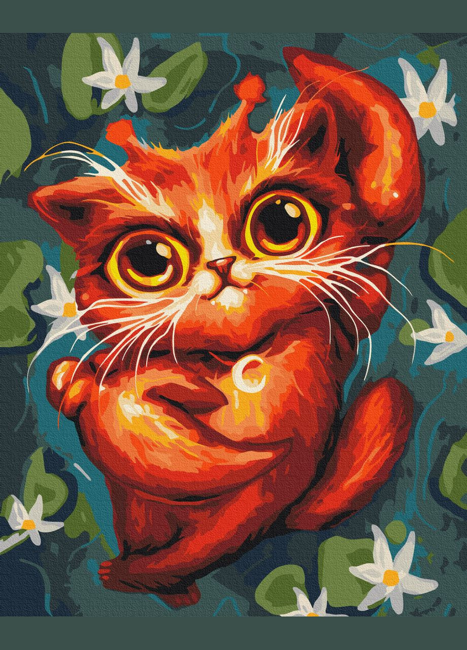 Картина по номерам на подрамнике Котик Рак ©Марианна Пащук Brushme (317274714)