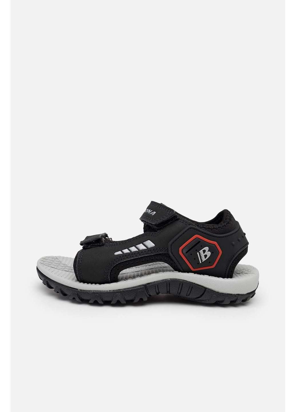Черные кэжуал босоножки для мальчика Bona