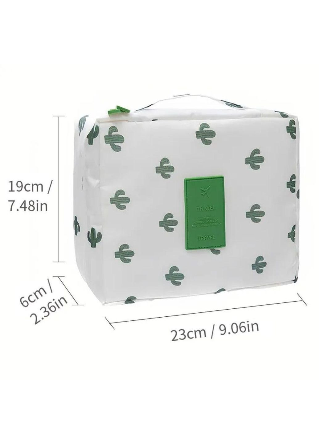 Женский несессер, дорожный органайзер для косметики и принадлежностей кактус No Brand (295012607)