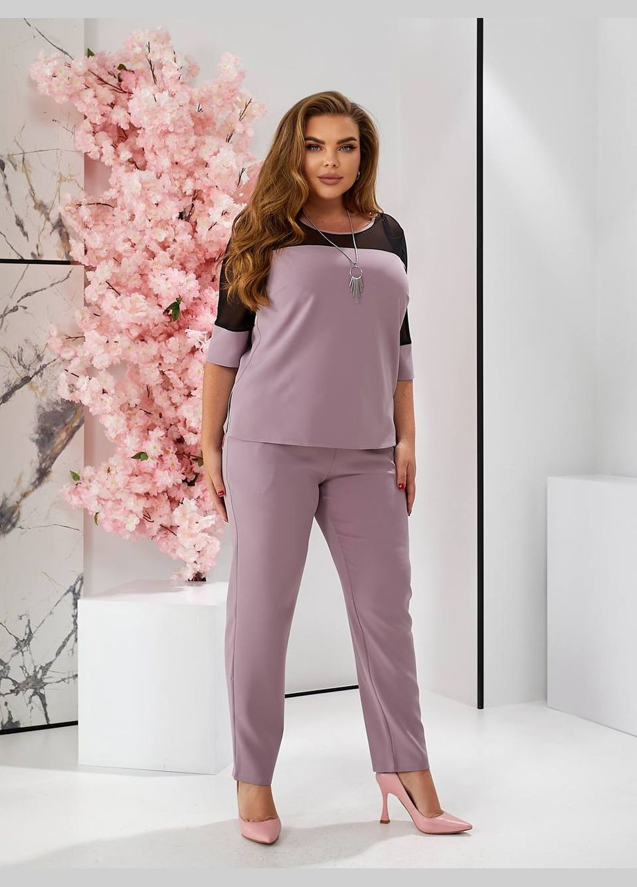 Стильний костюм з сіткою та кулоном No Brand (325608766)