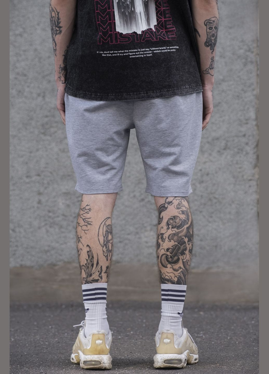 Чоловічі Трикотажні Шорти Basic Melange Without (328004237)