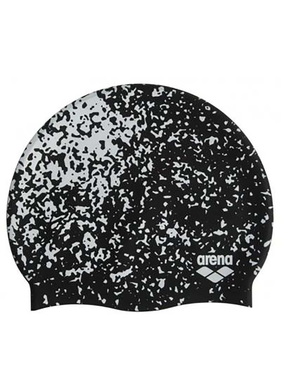 Шапка для плавания PRINT 2 черный, белый Уни Arena (367597273)
