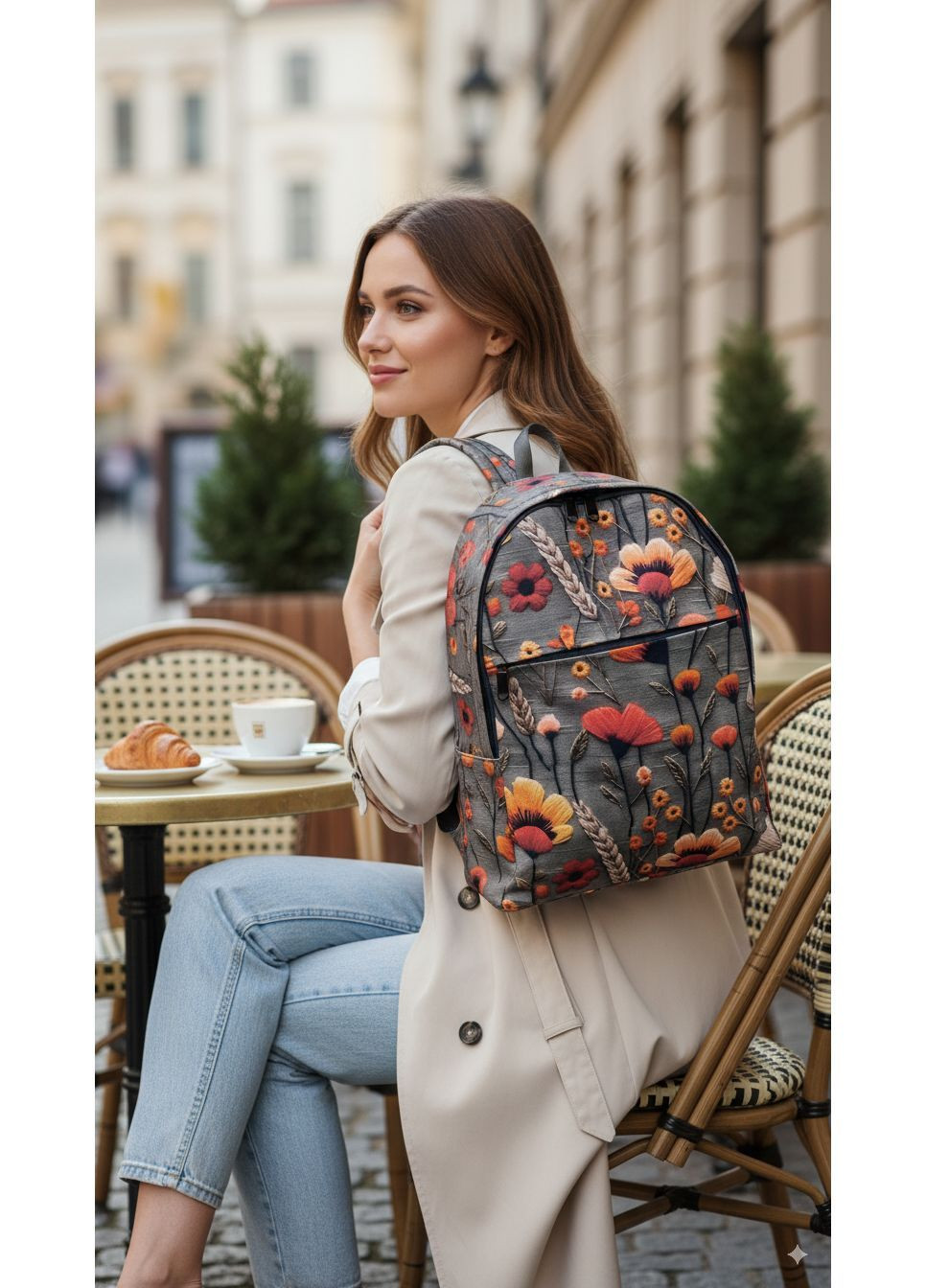 Рюкзак Женский Corfu Мультиколор R1406EP127 Episode Міський рюкзак (369622302)