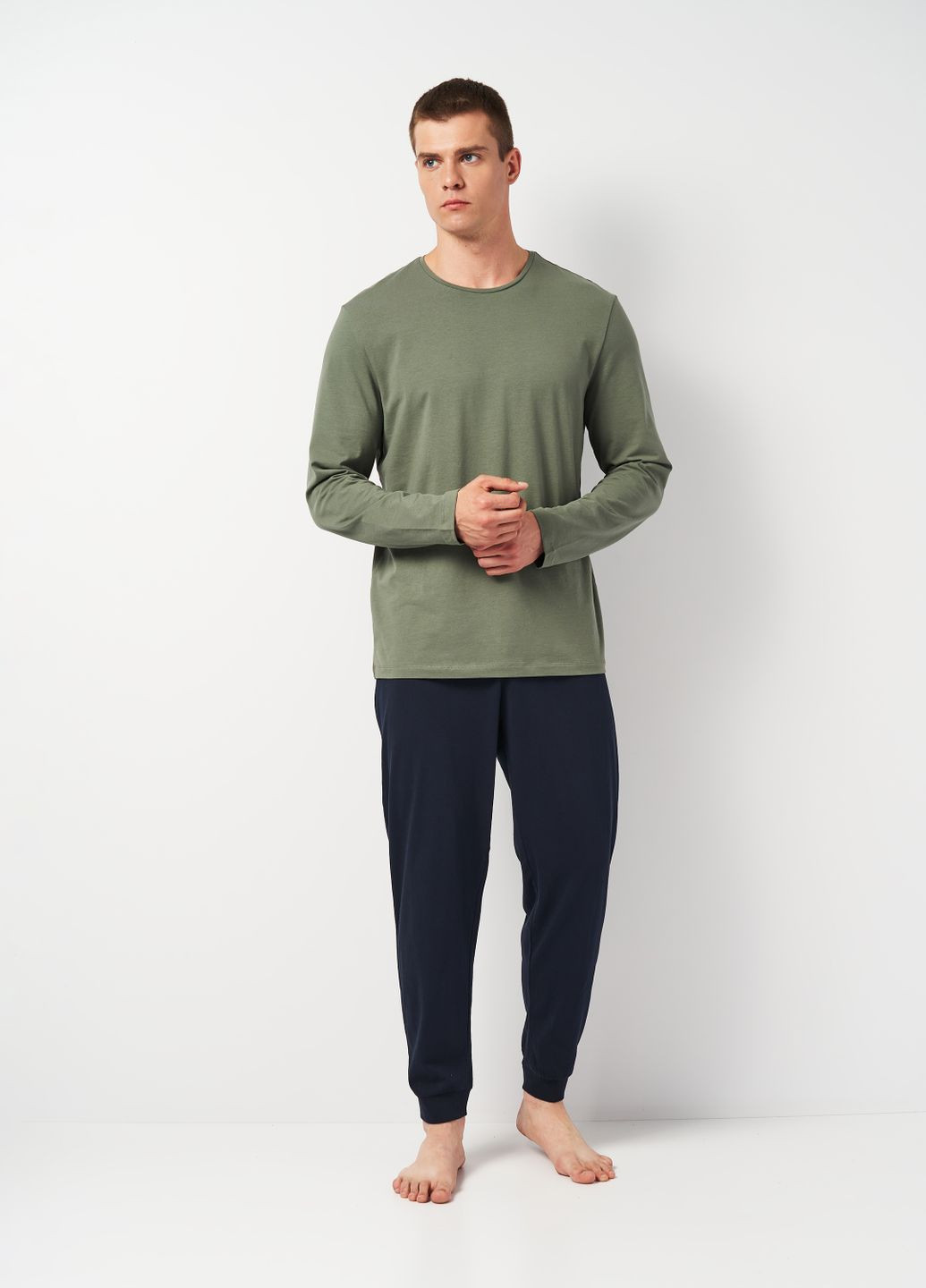 Темно-синие домашние демисезонные брюки C&A