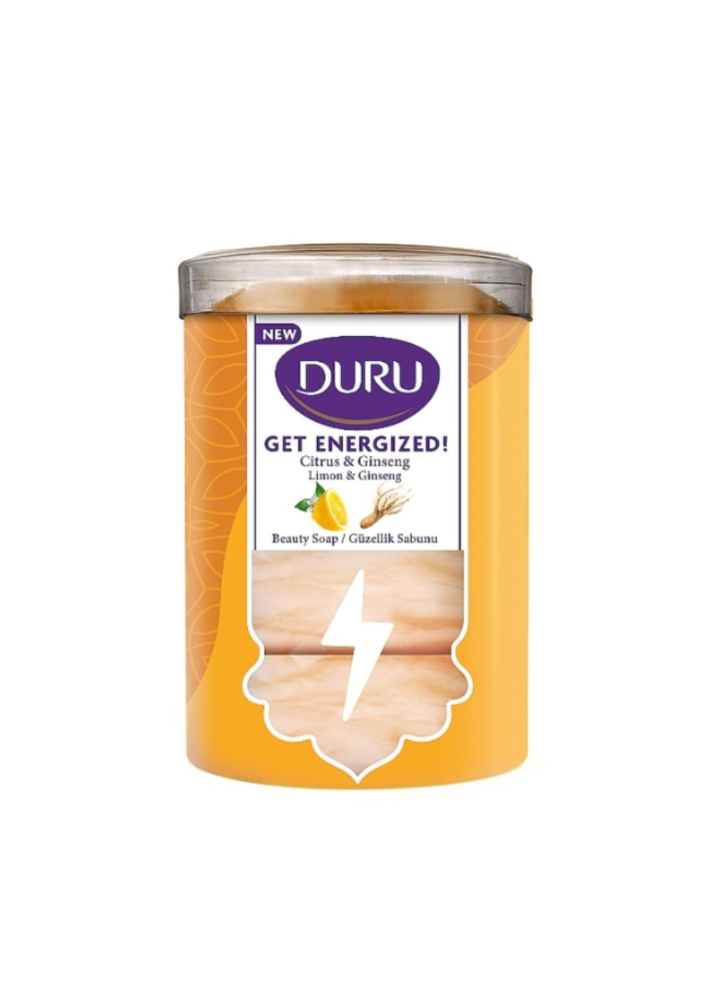 Мило Дуру Get Energized 4*90г Женшень та лимон Duru (340959719)