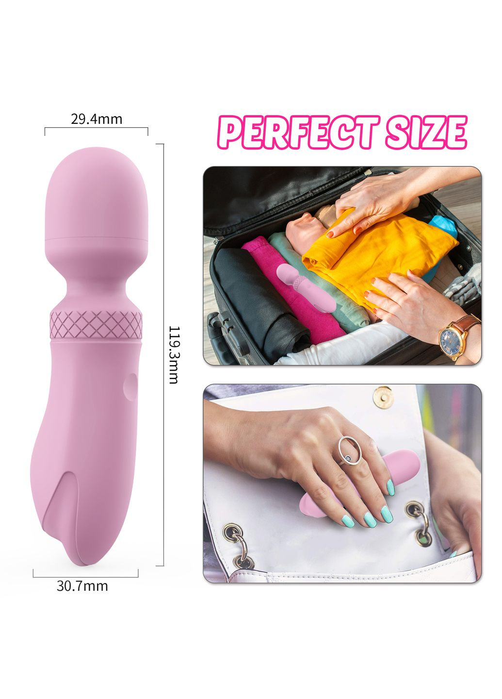 Мини-вибратор-микрофон Scarlett лавандовый, 10 режимов вибрации Every Night Toys (366869848)