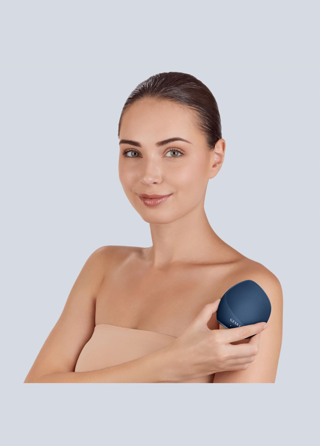 Ультразвукова щітка для тіла та інтенсивний пілінг Sonic Body Brush&Intensive Exfoliator 7в1 midnight GESKE (341525982)