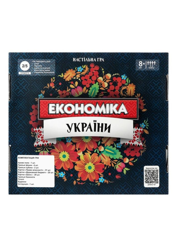 Настольная игра Монополия "Экономика Украины" 31029, 2-4 игрока Strateg (370382309)