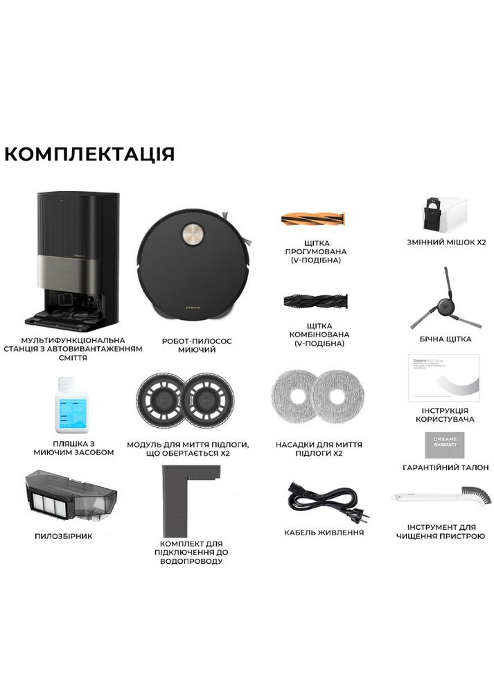 Робот-пылесос X50 Master (RLX86CE-1) Dreame (368901124)