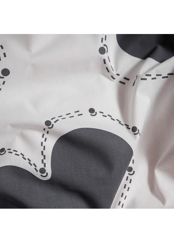 Постільний набір (простирадло 180х220 + 2 наволочки 70х70) Бязь Gold Люкс (MS-880000269) Moon&Star Grey Love (359376468)