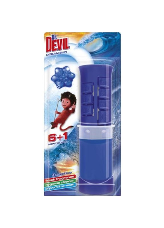 Туалетний точковий блок для унітазу Сонце океану, 45 мл Dr.Devil 8595025837202 (328395573)