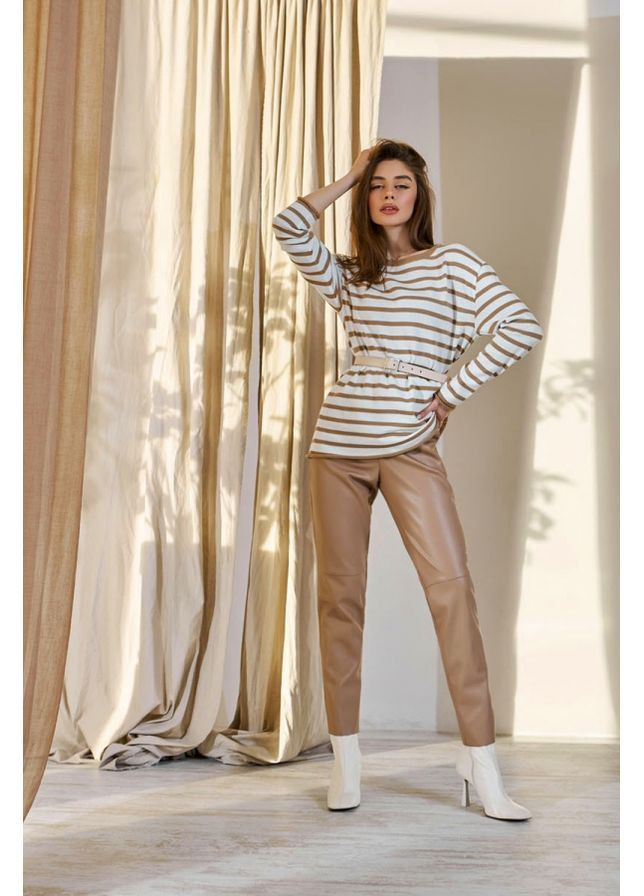 Завужені штани 3001 Бежевий Triko Bakh (368651088)