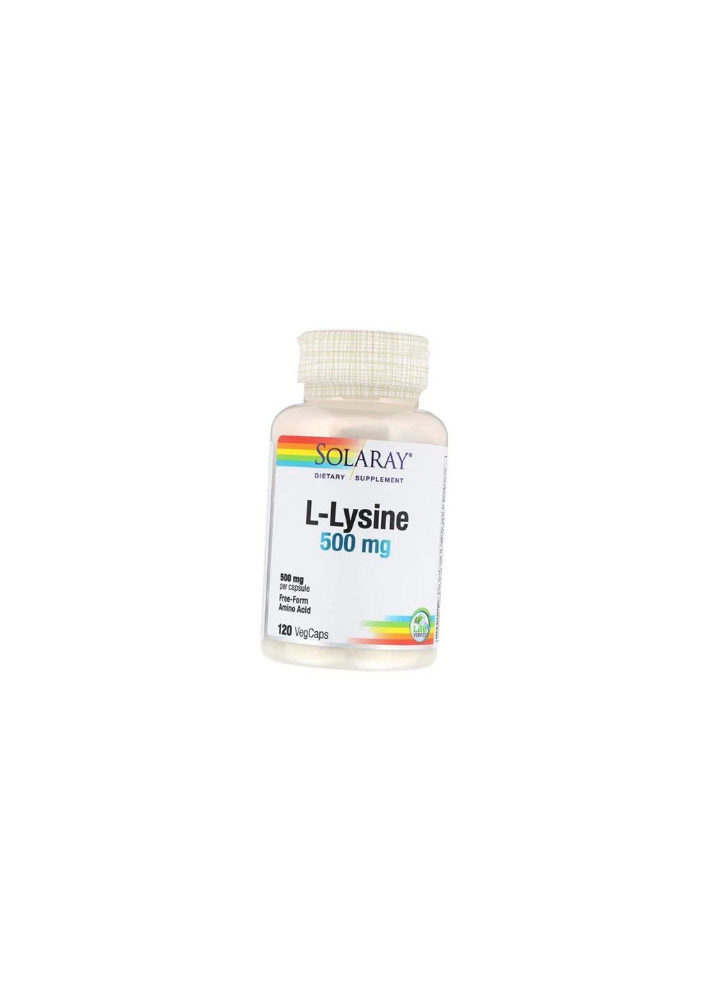 Лизин, LLysine 500, 120вегкапс (27411003) Solaray (293253800)