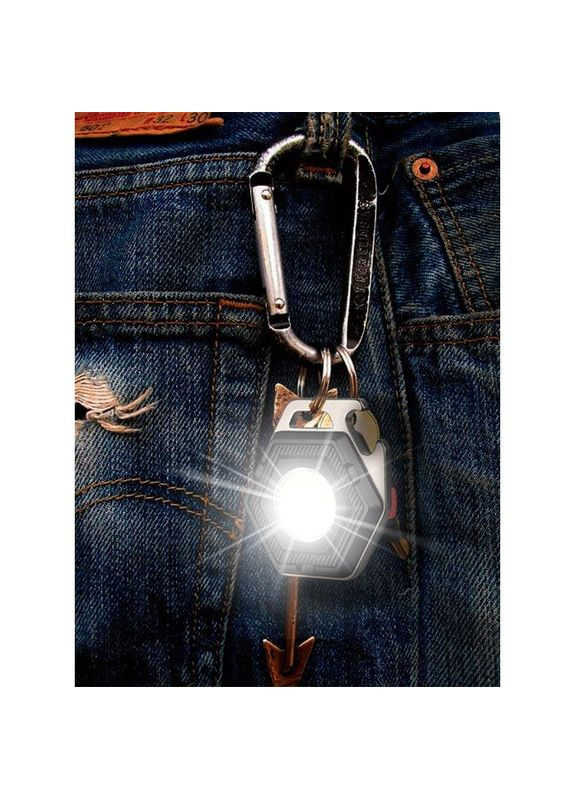 Ліхтар-брелок 6 режимів COB W5131 |Type-C, 5h| PRC (368698245)