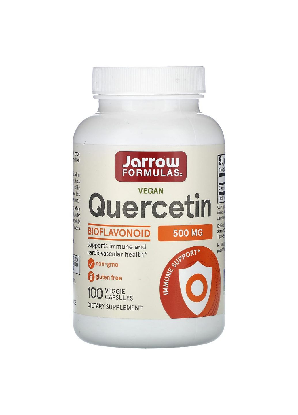Кверцетин (Quercetin), 500 мг, 100 капсул Jarrow Formulas (351384845)