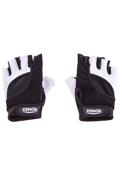 Перчатки вело, фитнес NapForwayNeopren L, черно-белый Ronex (362445267)