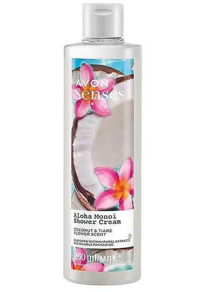Крем-гель для душу «Тропічний рай» Senses Shower Creme 720ml (1106893-124071) Avon (368614184)
