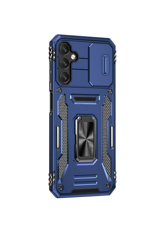 Ударостойкий чехол Camshield Army с кольцом для Samsung Galaxy S24 Синий Epik (372498942)