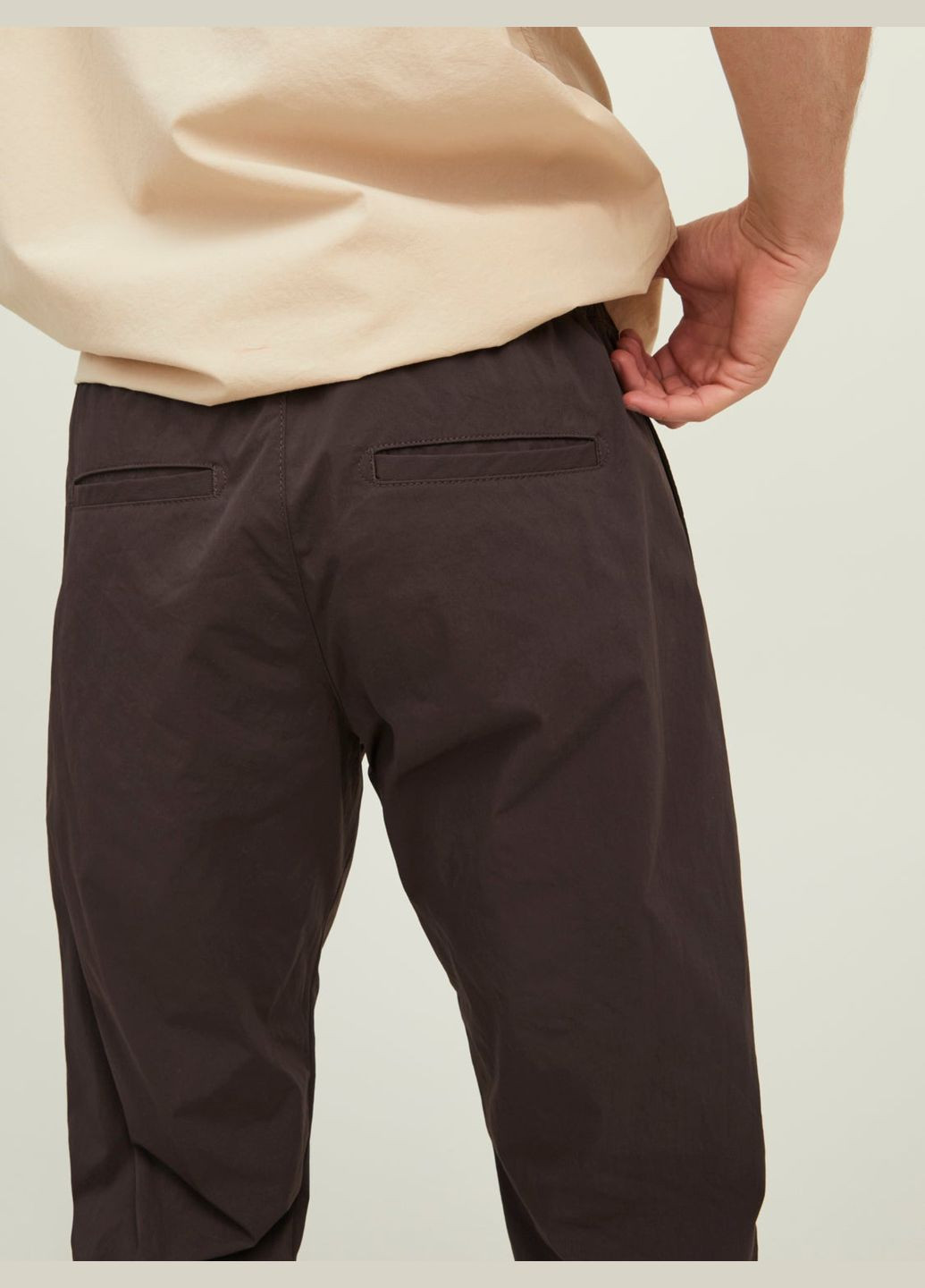 Темно-коричневые брюки Jack & Jones
